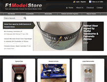 Tablet Screenshot of f1modelstore.com